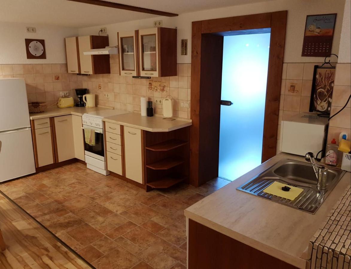 Ferienwohnung Haehnert シュヴァルツェンベルク エクステリア 写真